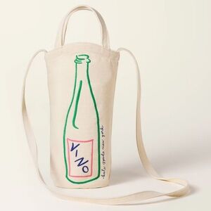 Kate Spade X Target Canvas Wine Tote Bag